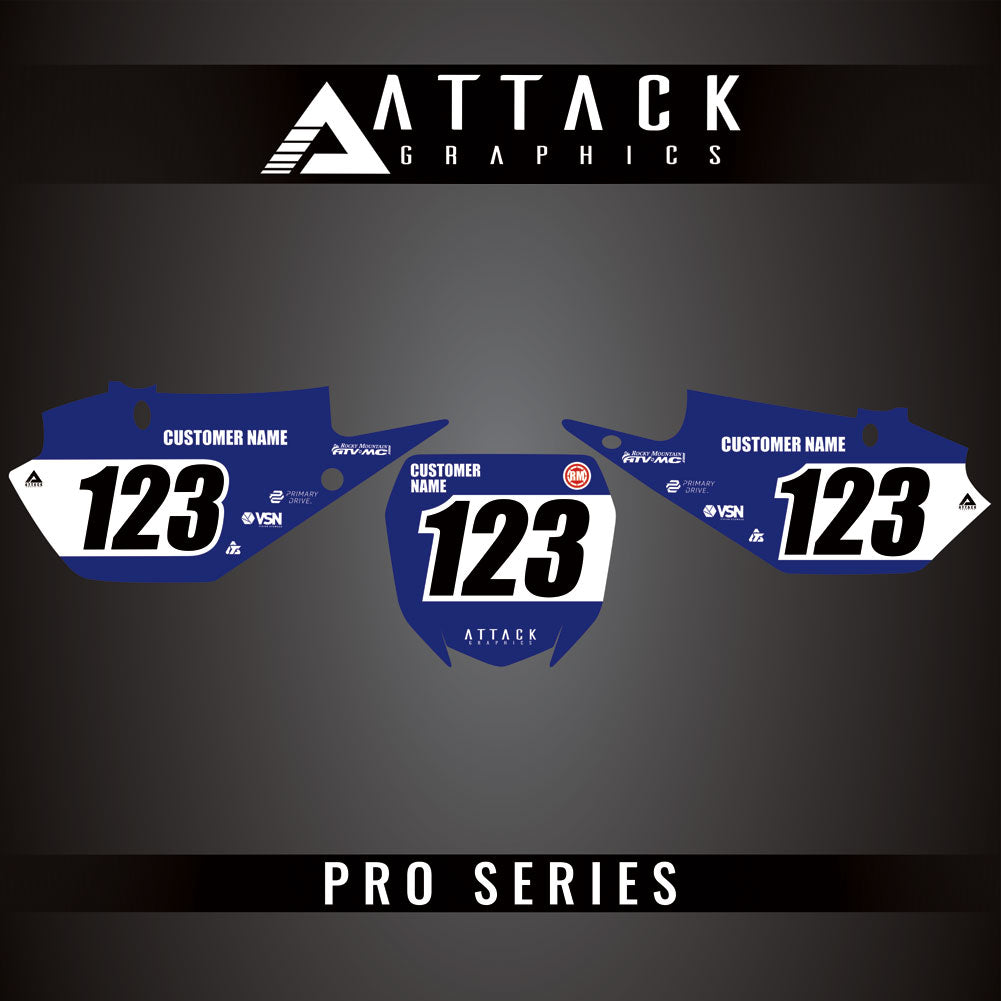 Attack Graphics Pro Series Number Plate Backgrounds#206985-P