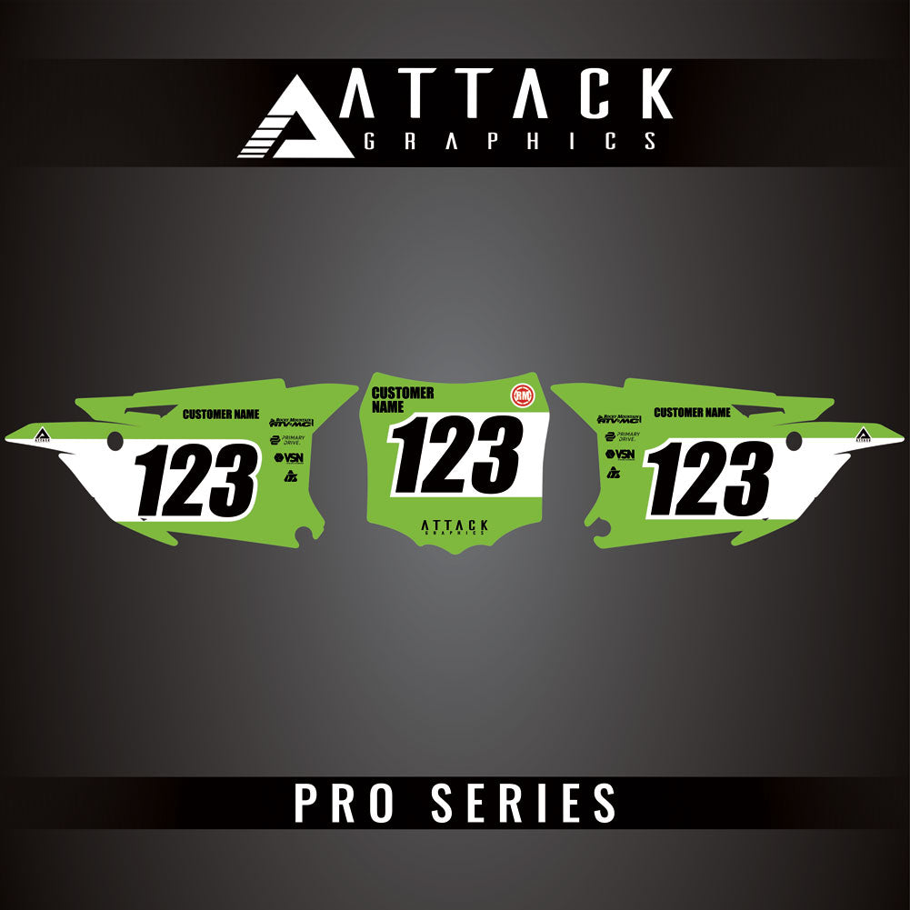 Attack Graphics Pro Series Number Plate Backgrounds#206985-P