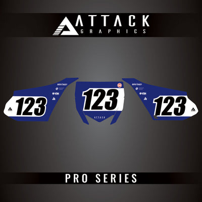 Attack Graphics Pro Series Number Plate Backgrounds#206985-P