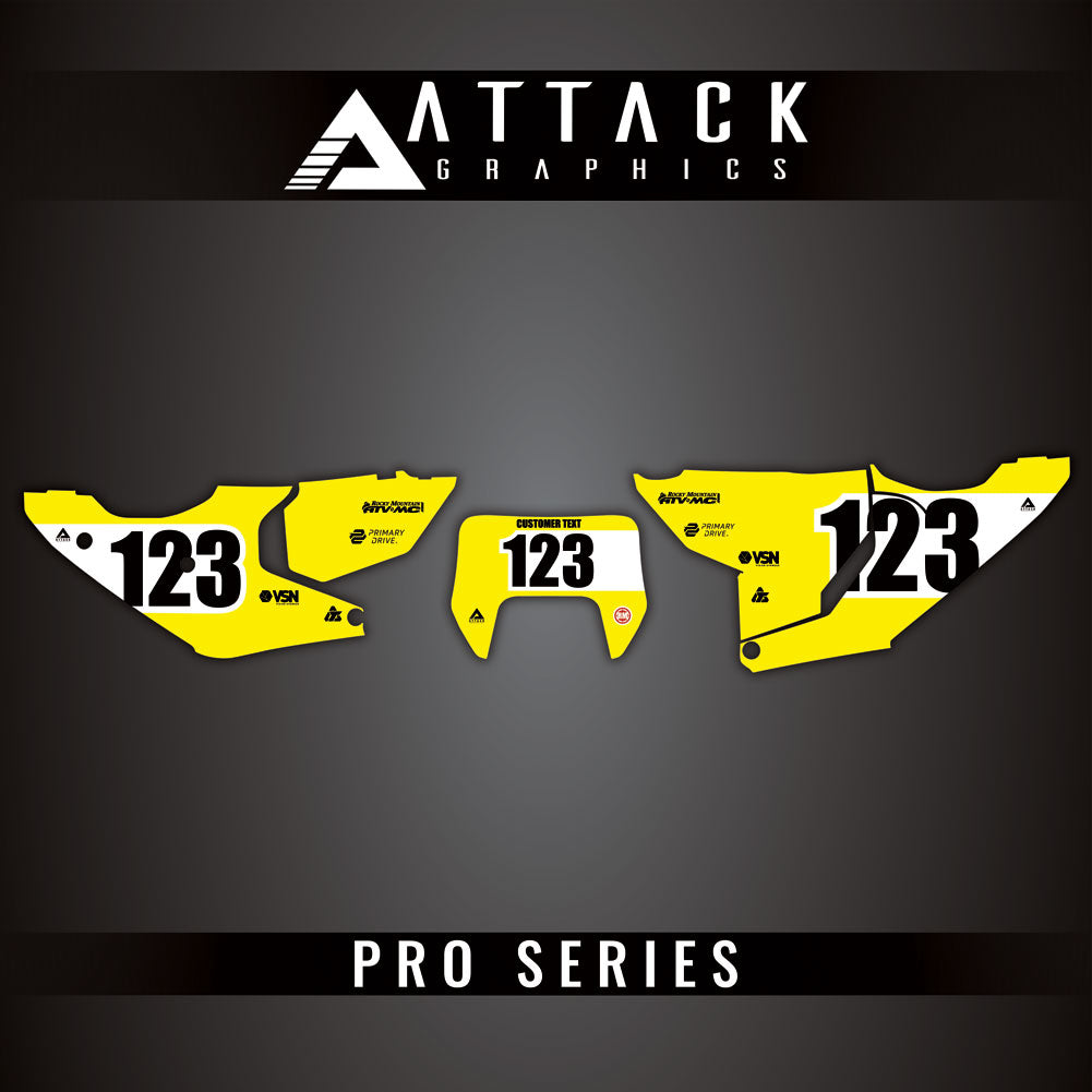 Attack Graphics Pro Series Number Plate Backgrounds#206985-P