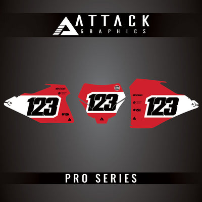 Attack Graphics Pro Series Number Plate Backgrounds#206985-P