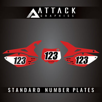 Attack Graphics Pro Series Number Plate Backgrounds#206985-P