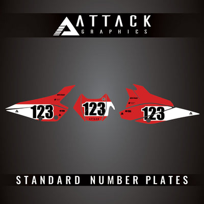 Attack Graphics Pro Series Number Plate Backgrounds#206985-P