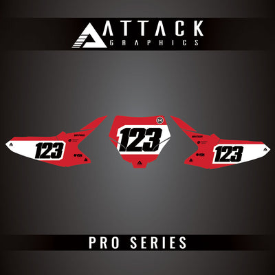 Attack Graphics Pro Series Number Plate Backgrounds#206985-P