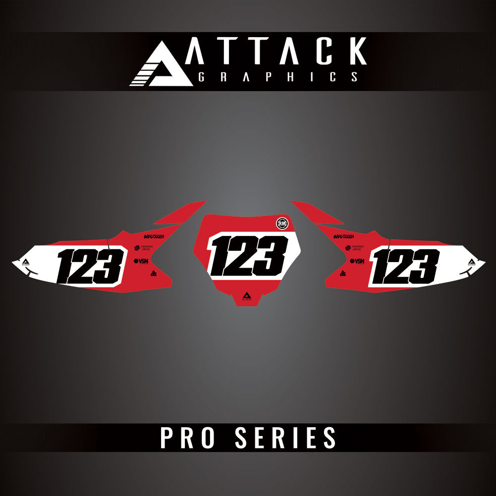 Attack Graphics Pro Series Number Plate Backgrounds#206985-P