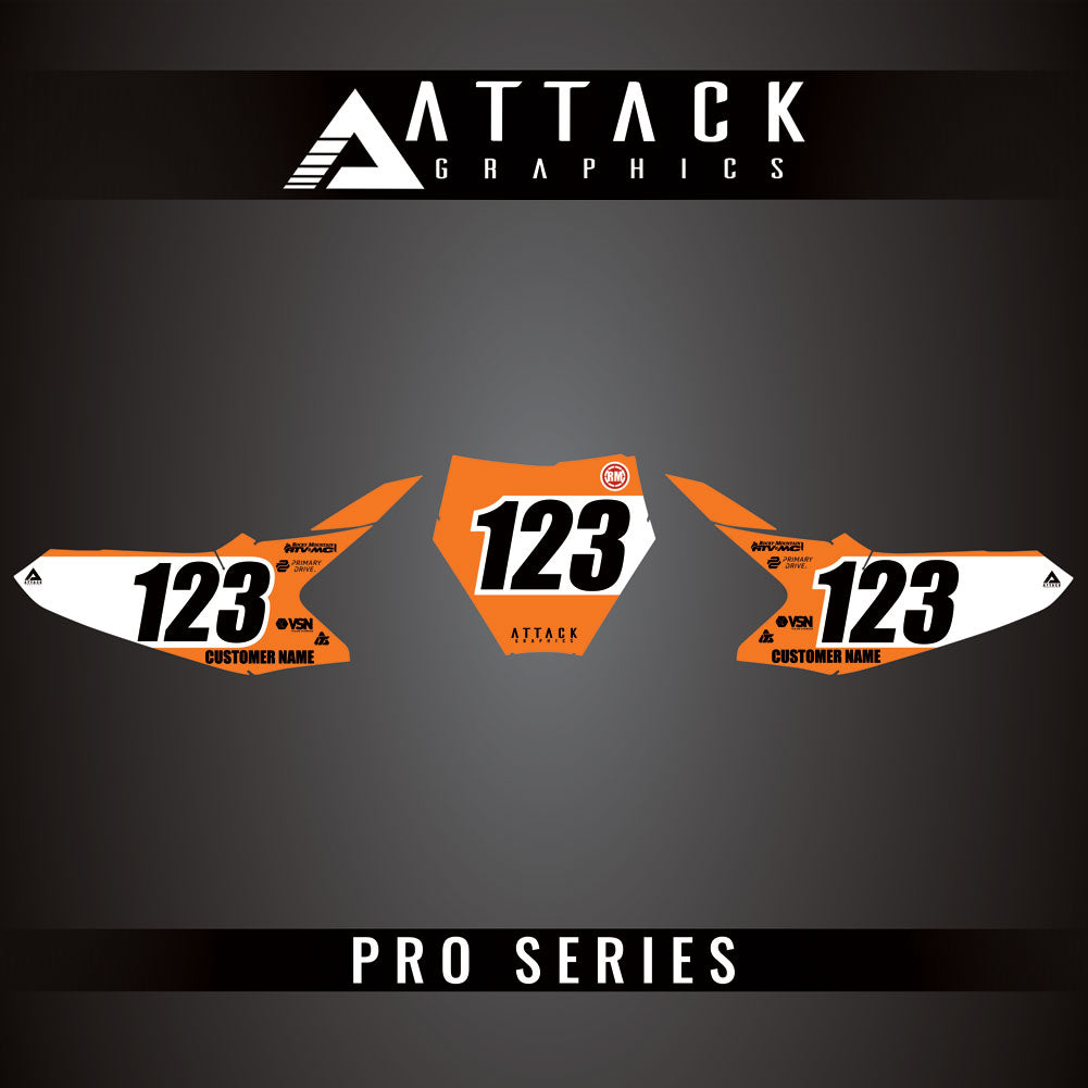 Attack Graphics Pro Series Number Plate Backgrounds#206985-P