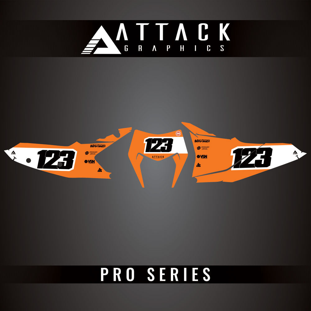 Attack Graphics Pro Series Number Plate Backgrounds#206985-P1