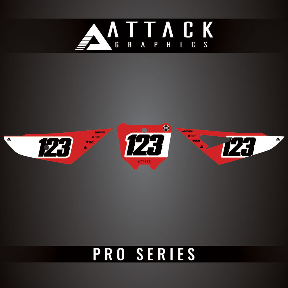 Attack Graphics Pro Series Number Plate Backgrounds#206985-P1