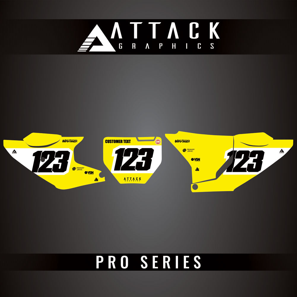 Attack Graphics Pro Series Number Plate Backgrounds#206985-P1