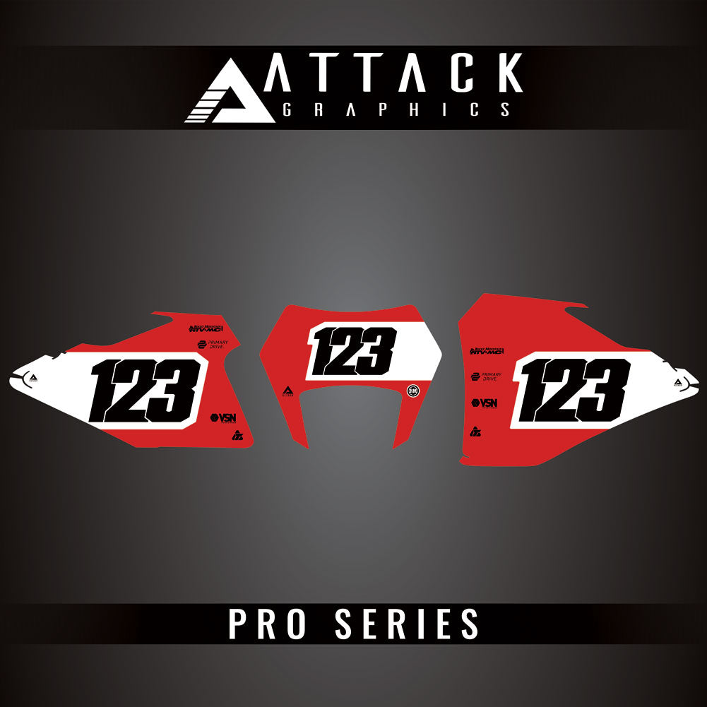 Attack Graphics Pro Series Number Plate Backgrounds#206985-P1