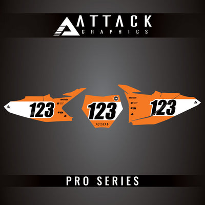 Attack Graphics Pro Series Number Plate Backgrounds#206985-P1