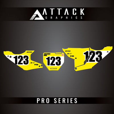 Attack Graphics Pro Series Number Plate Backgrounds#206985-P1