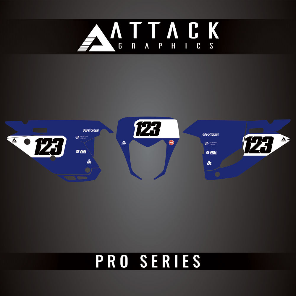 Attack Graphics Pro Series Number Plate Backgrounds#206985-P1