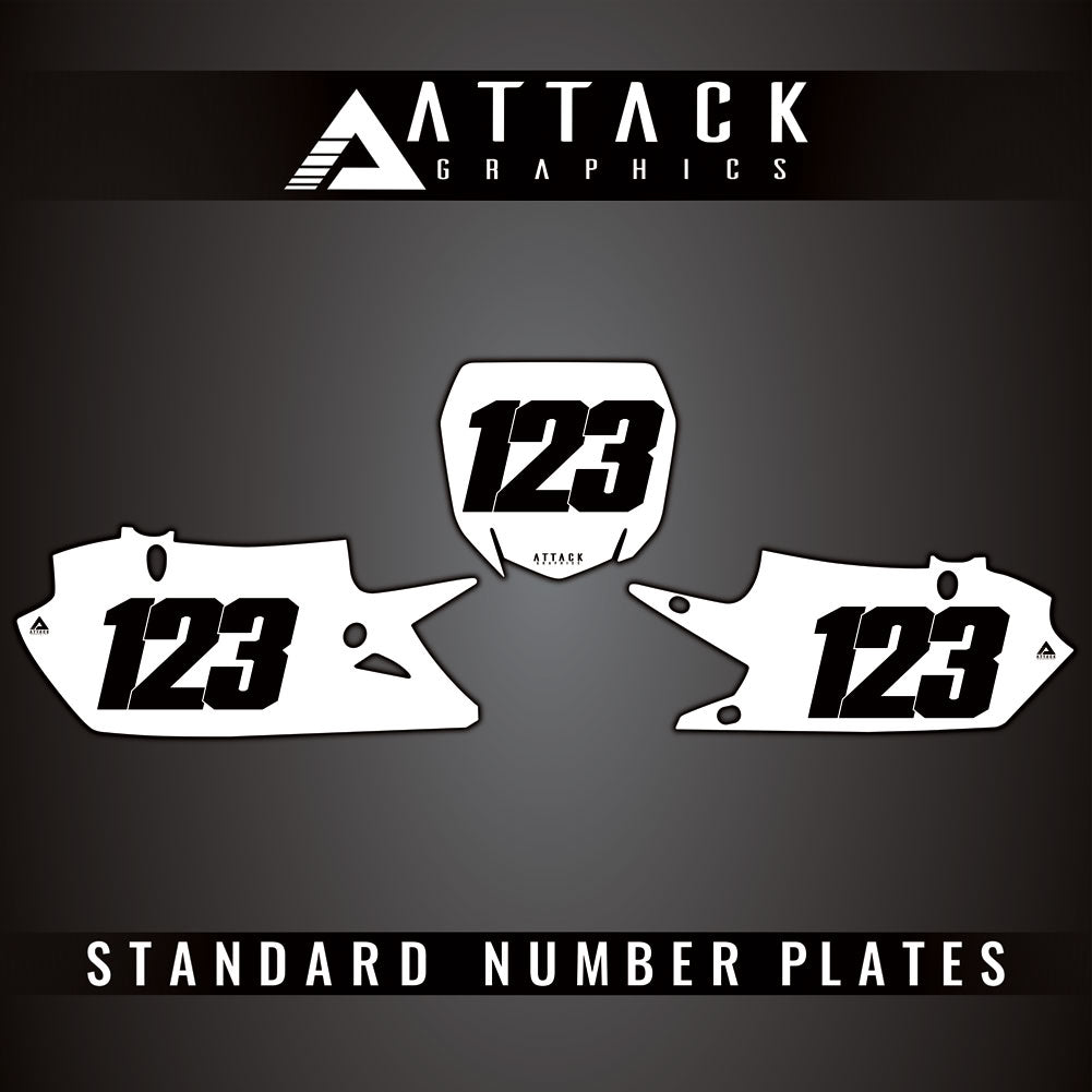 Attack Graphics Standard Restyle Number Plate Backgrounds#206987-P