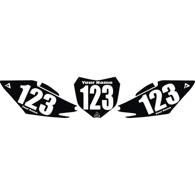Attack Graphics Standard Restyle Number Plate Backgrounds#206987-P