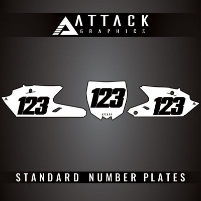 Attack Graphics Standard Restyle Number Plate Backgrounds#206987-P