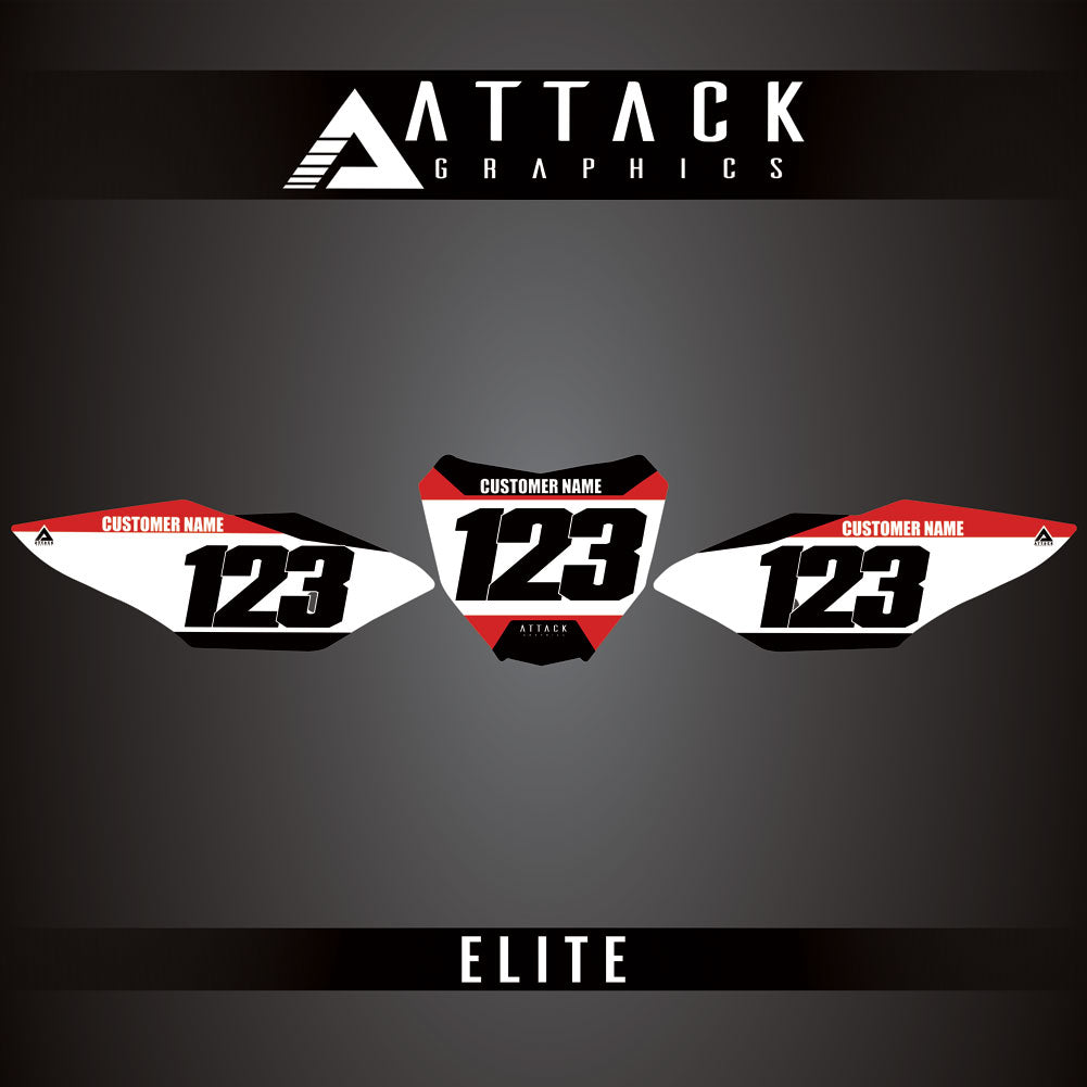 Attack Graphics Elite Restyle Number Plate Backgrounds#206988-P