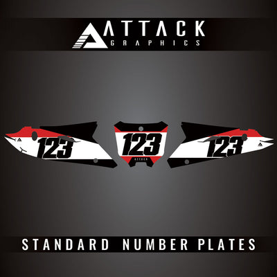 Attack Graphics Elite Restyle Number Plate Backgrounds#206988-P
