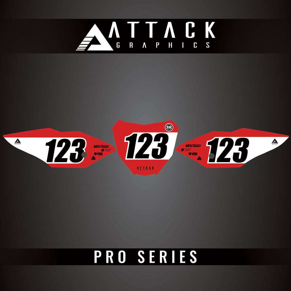 Attack Graphics Pro Series Restyle Number Plate Backgrounds#206989-P