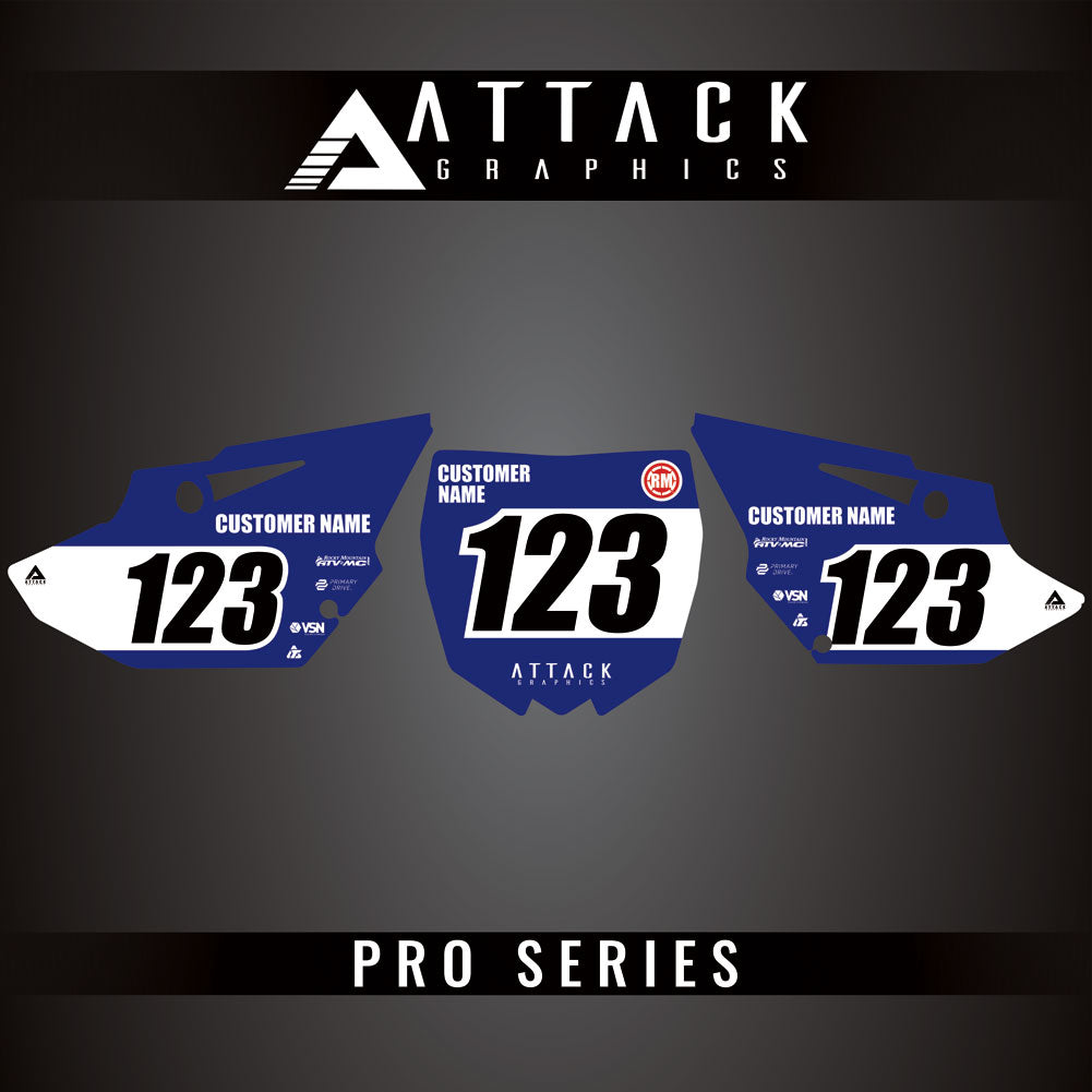Attack Graphics Pro Series Restyle Number Plate Backgrounds#206989-P