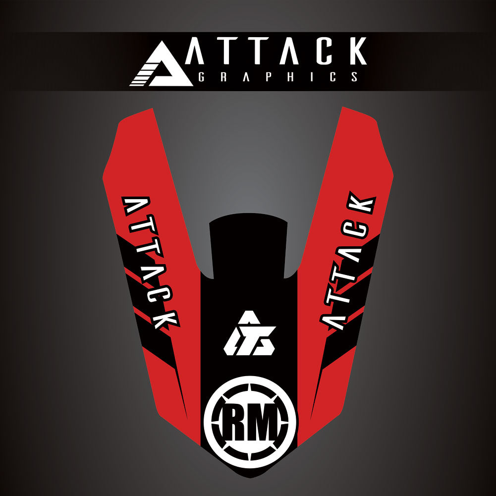 Attack Graphics Renegade Front Fender Decal#207123-P