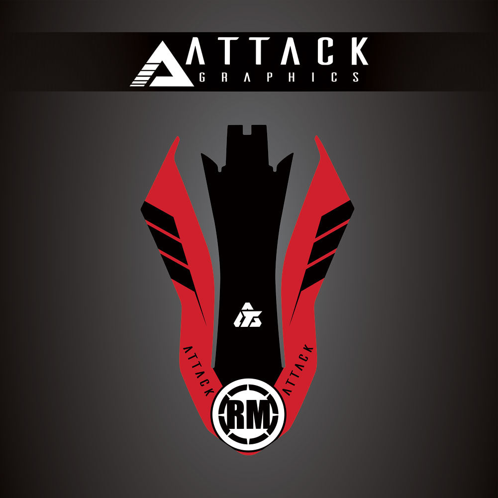 Attack Graphics Renegade Front Fender Decal#207123-P