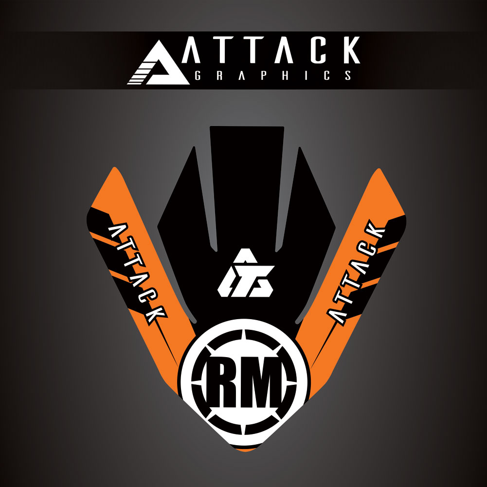 Attack Graphics Renegade Front Fender Decal#207123-P