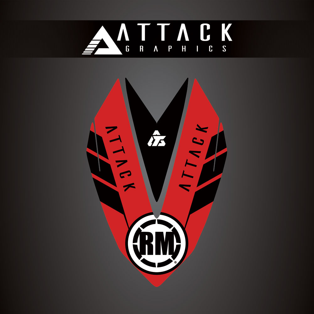 Attack Graphics Renegade Front Fender Decal#207123-P