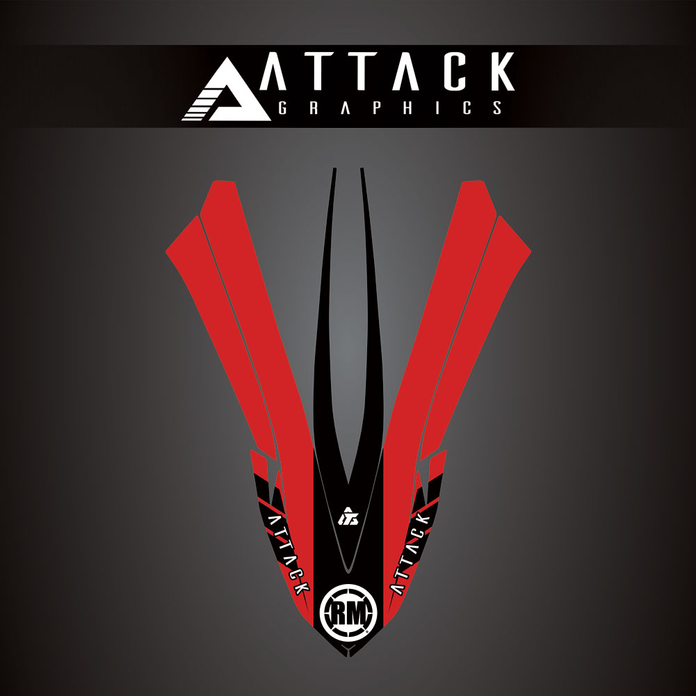 Attack Graphics Renegade Front Fender Decal#207123-P
