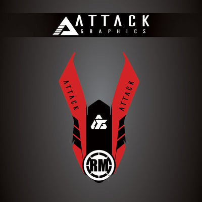 Attack Graphics Renegade Front Fender Decal#207123-P