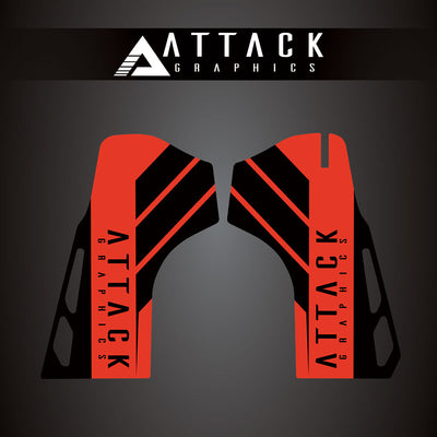 Attack Graphics Renegade Lower Fork Guard Decal#207125-P