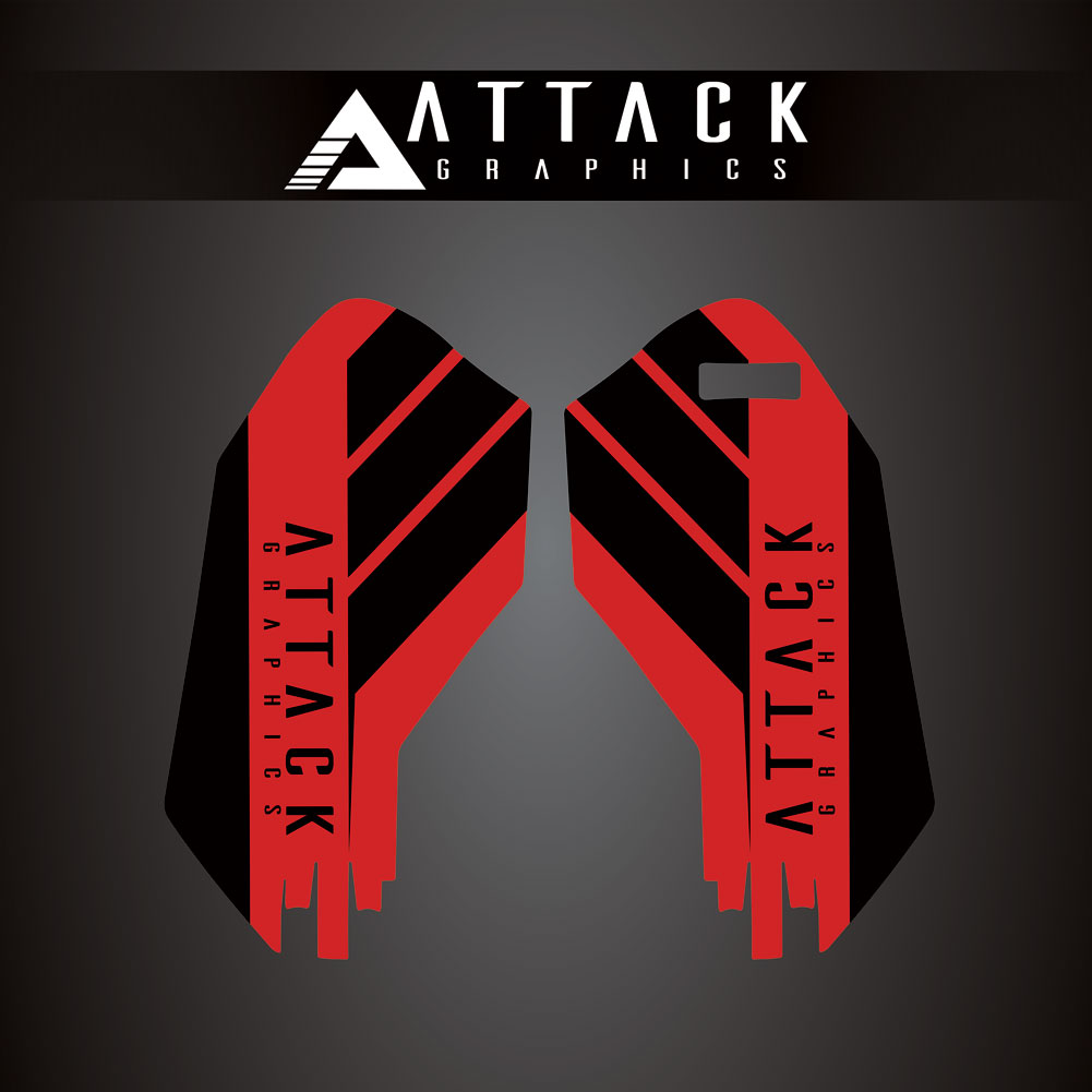 Attack Graphics Renegade Lower Fork Guard Decal#207125-P