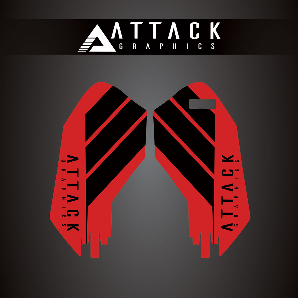 Attack Graphics Renegade Lower Fork Guard Decal#207125-P