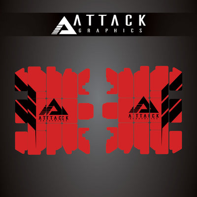 Attack Graphics Renegade Radiator Louver Decals#207128-P