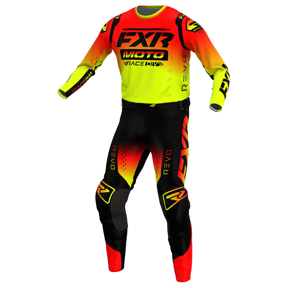 FXR Racing Revo Comp Jersey 2023 Medium Tequila Sunset#mpn_223321-3600-10