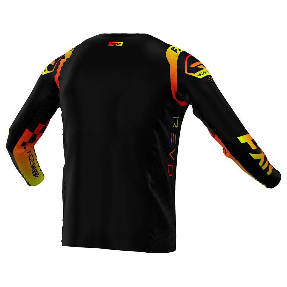 FXR Racing Revo Comp Jersey 2023 X-Large Tequila Sunset Black#mpn_223321-3610-16