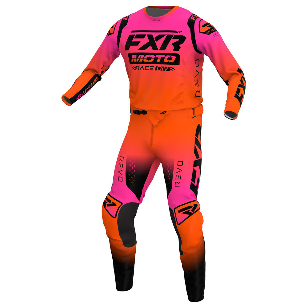 FXR Racing Revo Comp Jersey 2023 X-Large Fla-Mango#mpn_223321-9631-16