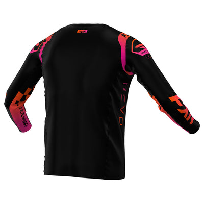 FXR Racing Revo Comp Jersey 2023 Medium Fla-Mango Black#mpn_223321-9610-10