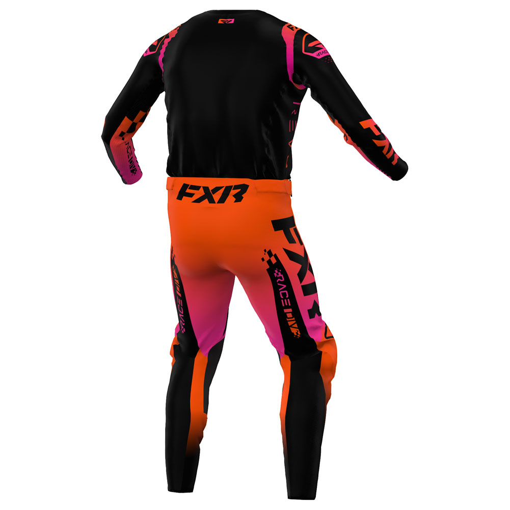 FXR Racing Revo Comp Jersey 2023 Medium Fla-Mango Black#mpn_223321-9610-10