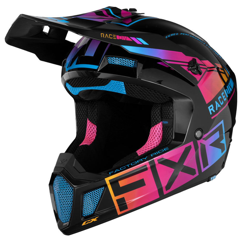 FXR Racing Clutch CX Pro Helmet #208747-P