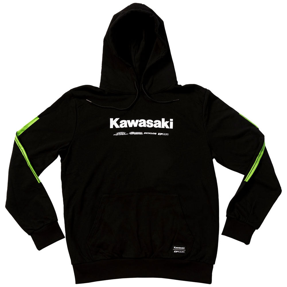 D'Cor Visuals Kawasaki Racing Hooded Sweatshirt #210181-P