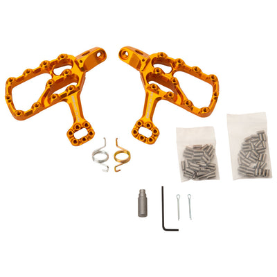 Fastway Ext Motorcycle Foot Pegs Kit Orange#mpn_2103440003