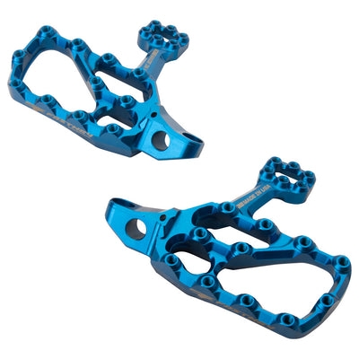 Fastway Ext Motorcycle Foot Pegs Kit Blue#mpn_2103440005