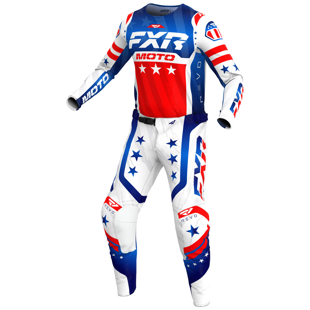 FXR Racing Revo Pro MX LE Pant 30" Liberty#mpn_233380-4001-30