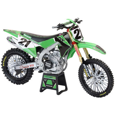 New Ray Die-Cast Kawasaki Jason Anderson #21 Motorcycle Replica 1:12 Scale#58413