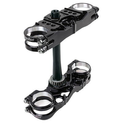 Luxon Gen3 Pro Triple Clamp Set with Rubber Isolated Handlebar Mounts#214265-P