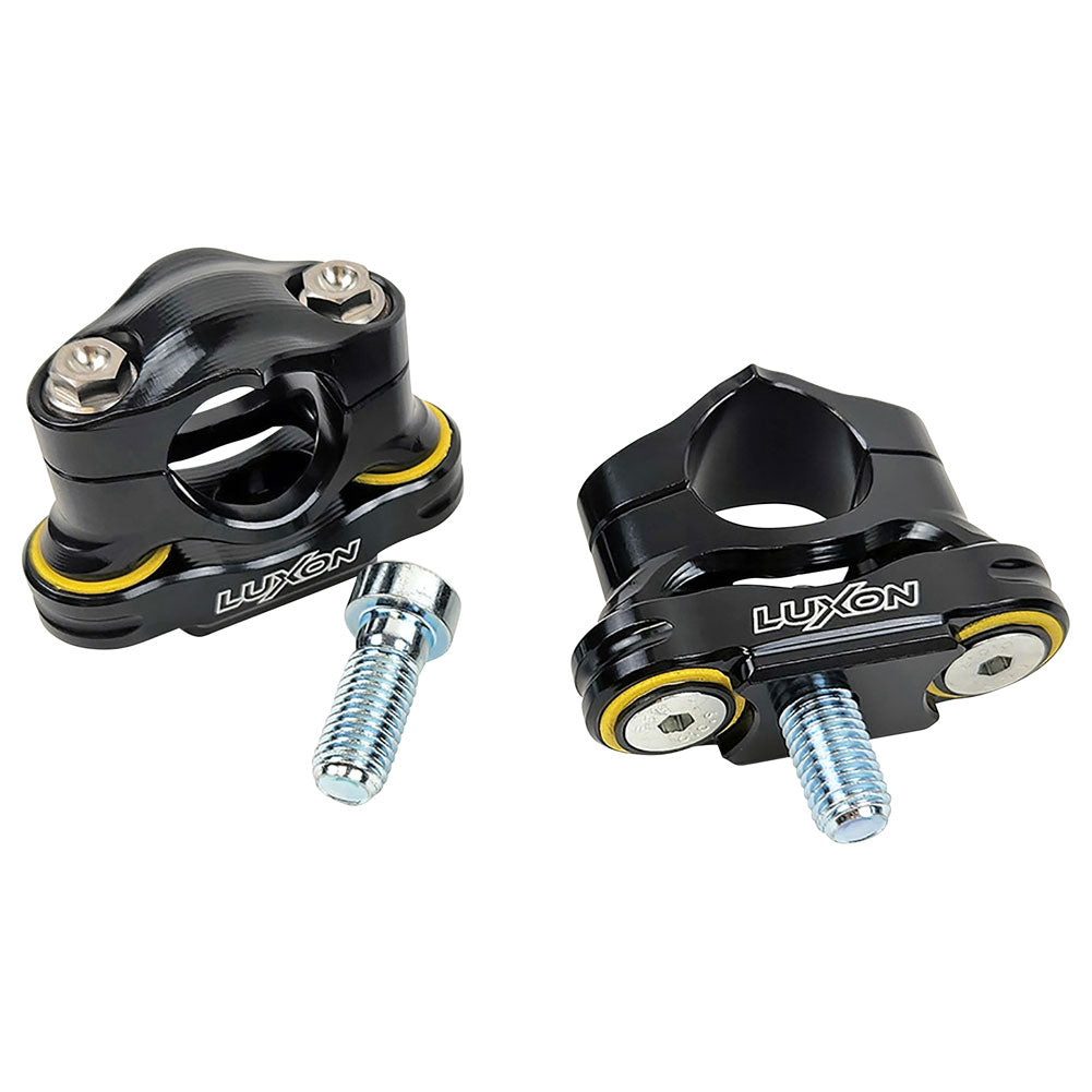 Luxon Gen3 Pro Triple Clamp Set with Rubber Isolated Handlebar Mounts#214265-P