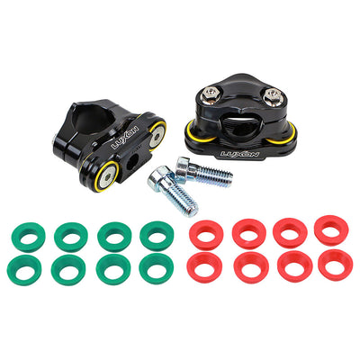 Luxon Gen3 Pro Triple Clamp Set with Rubber Isolated Handlebar Mounts#214265-P