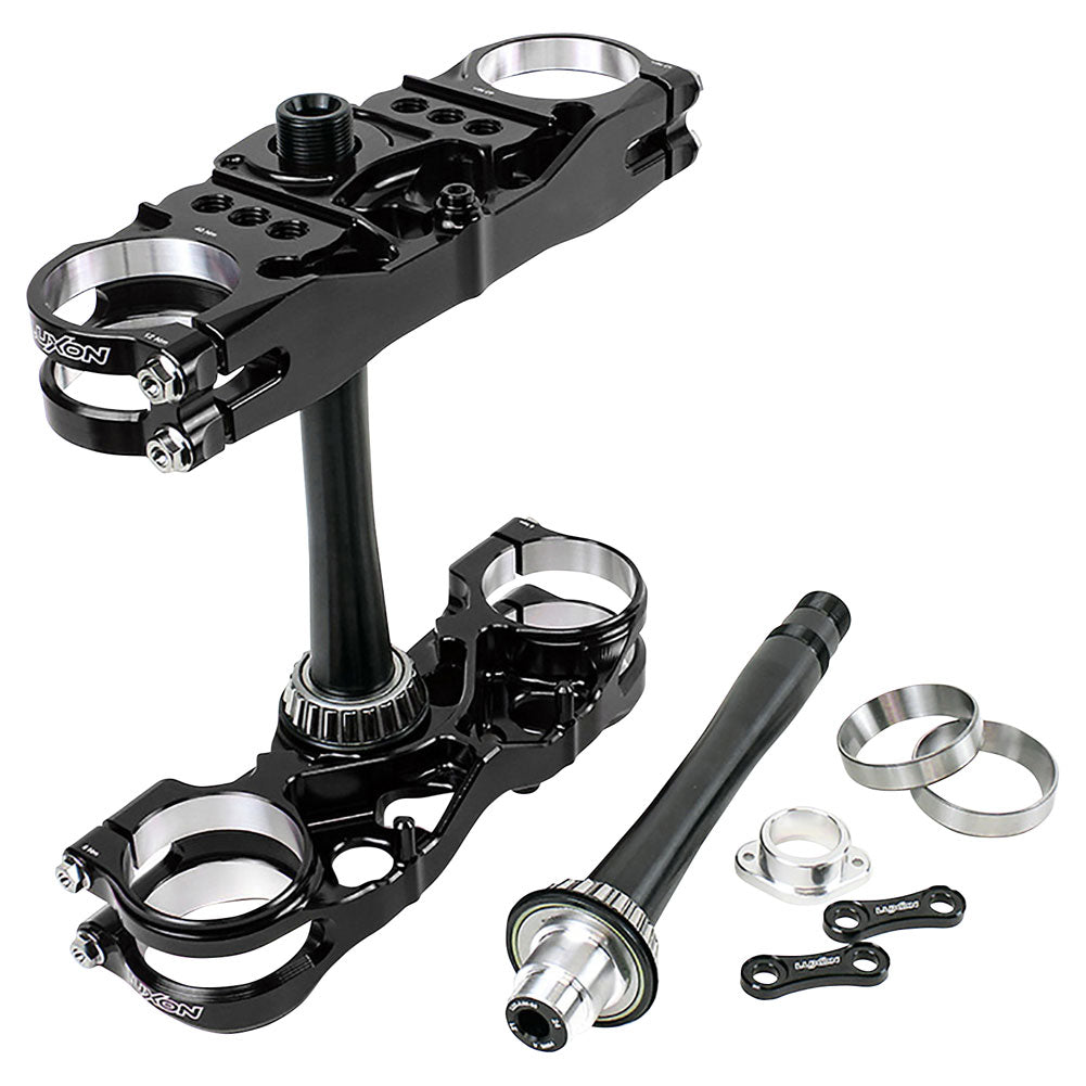 Luxon Gen3 Pro Triple Clamp Set with Rubber Isolated Handlebar Mounts#214265-P