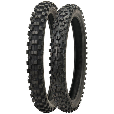Tusk Ground Wire E-Motorcycle Tire Set 70/100x19 42M Front, 80/90x19 46M Rear#2143340001